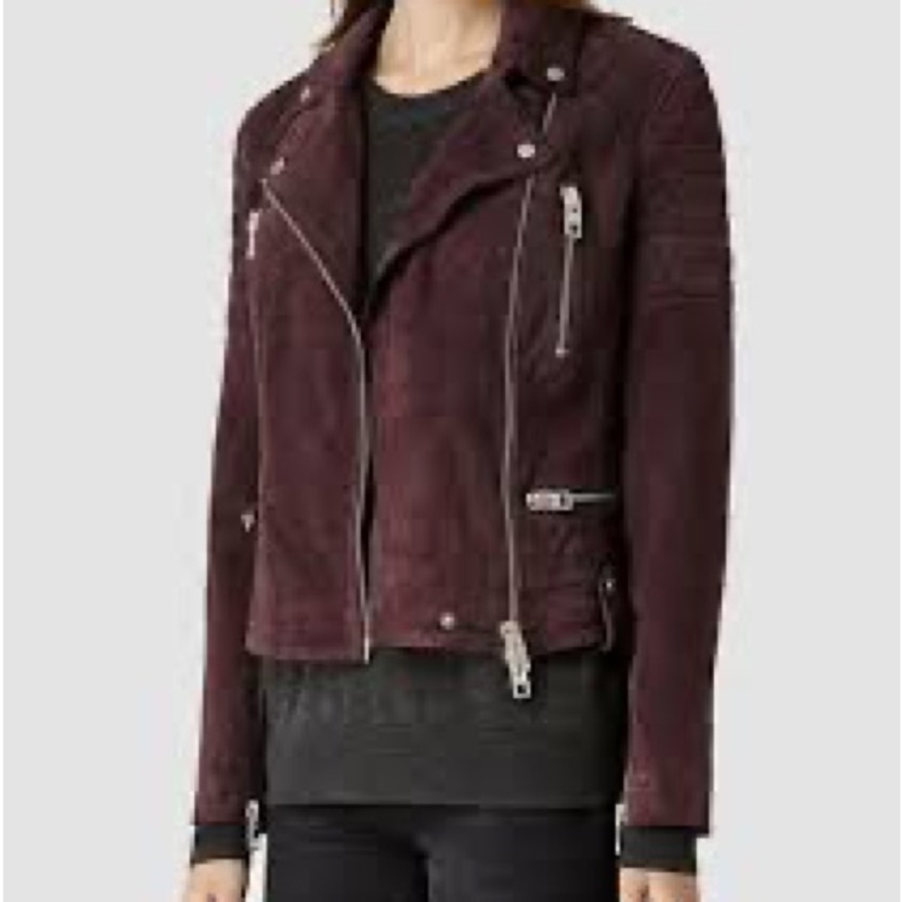 Suede Leather All Saints Jacket